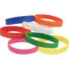 Stock Pool Pass Bracelet, Yellow, Youth, Silicone, Package Of 100 -GENE Pool Supplies Shop 116724 V Lg 1