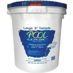 Pool Logic 50 Pound 3 Inch Chlorine Tabs