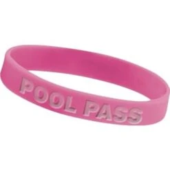 Custom Bracelet Pool Pass (Pink) (100-Pack)