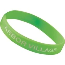 Custom Pool Pass Bracelet, Green, Adult, Package Of 100