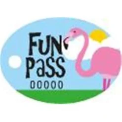 Pool Pass Flamingo, Package Of 100