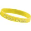 Custom Pool Pass Bracelet, Yellow, Adult, Package Of 100 -GENE Pool Supplies Shop 272405 PT Lg