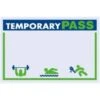 Hd Supply 3 X 2 In Rectangle Personalized Temporary Recreational Pass (100-Pack) -GENE Pool Supplies Shop 272541 Front PT Lg
