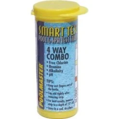 Poolmaster Smart Test 4-Way Swimming Pool And Spa Test Strips Package Of 50