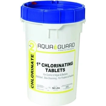 Aquaguard 1in 50 Lbtrichloro Chlorine Tablets 3 Aquaguard 1in 50 Lbtrichloro Chlorine Tablets