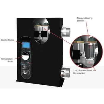 Raypak E3t 11 Kw 240 Volt Electric Pool And Spa Heater 4 Raypak E3t 11 Kw 240 Volt Electric Pool And Spa Heater - Image 2