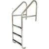 Sr Smith 24" 3-Step Ladder / Crossbrace W/ Ss Tread 20" Ctc 1 Sr Smith 24" 3-Step Ladder / Crossbrace W/ Ss Tread 20" Ctc -GENE Pool Supplies Shop 706563 V Lg